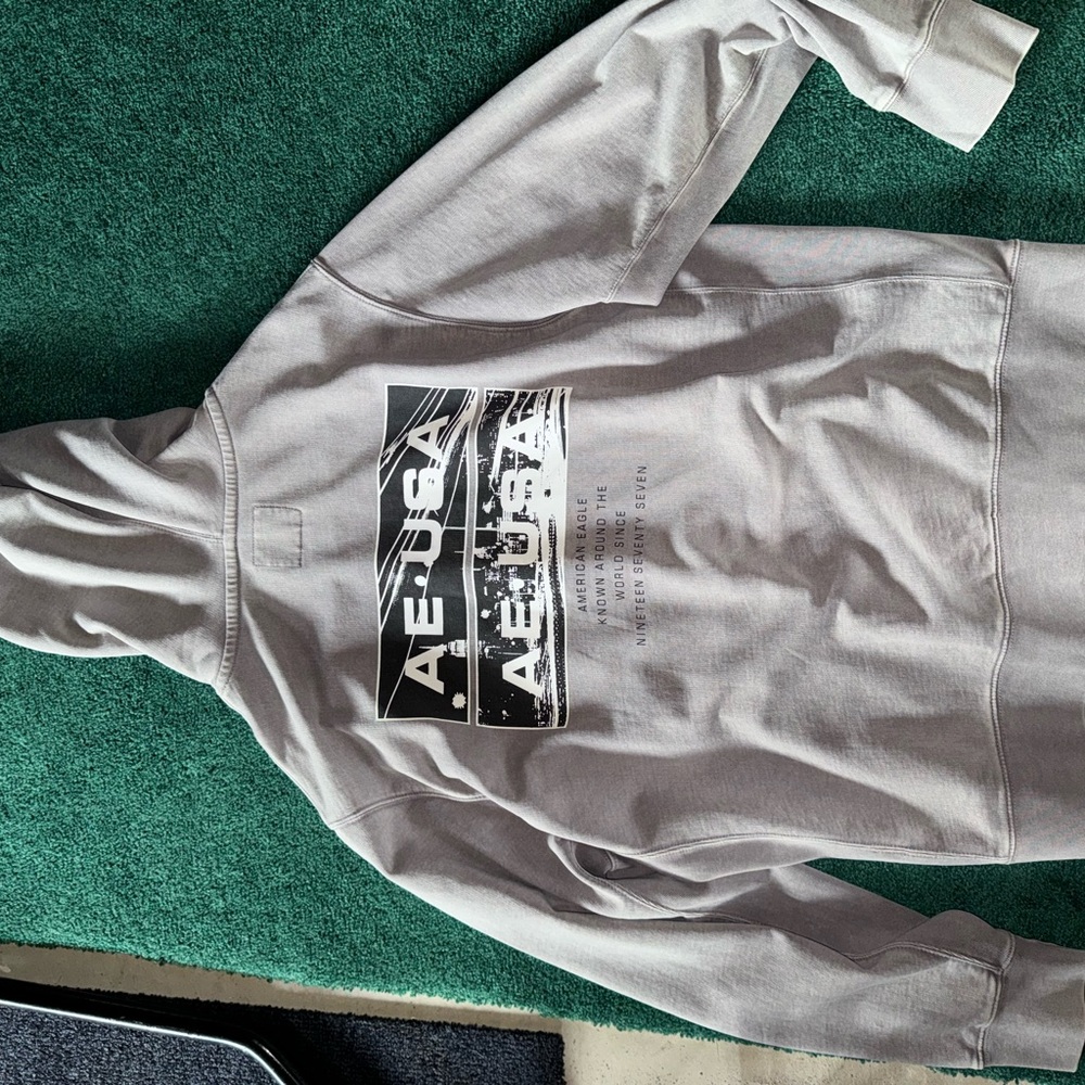 Aeropostale Light Grey Vintage XXL Sweatshirt